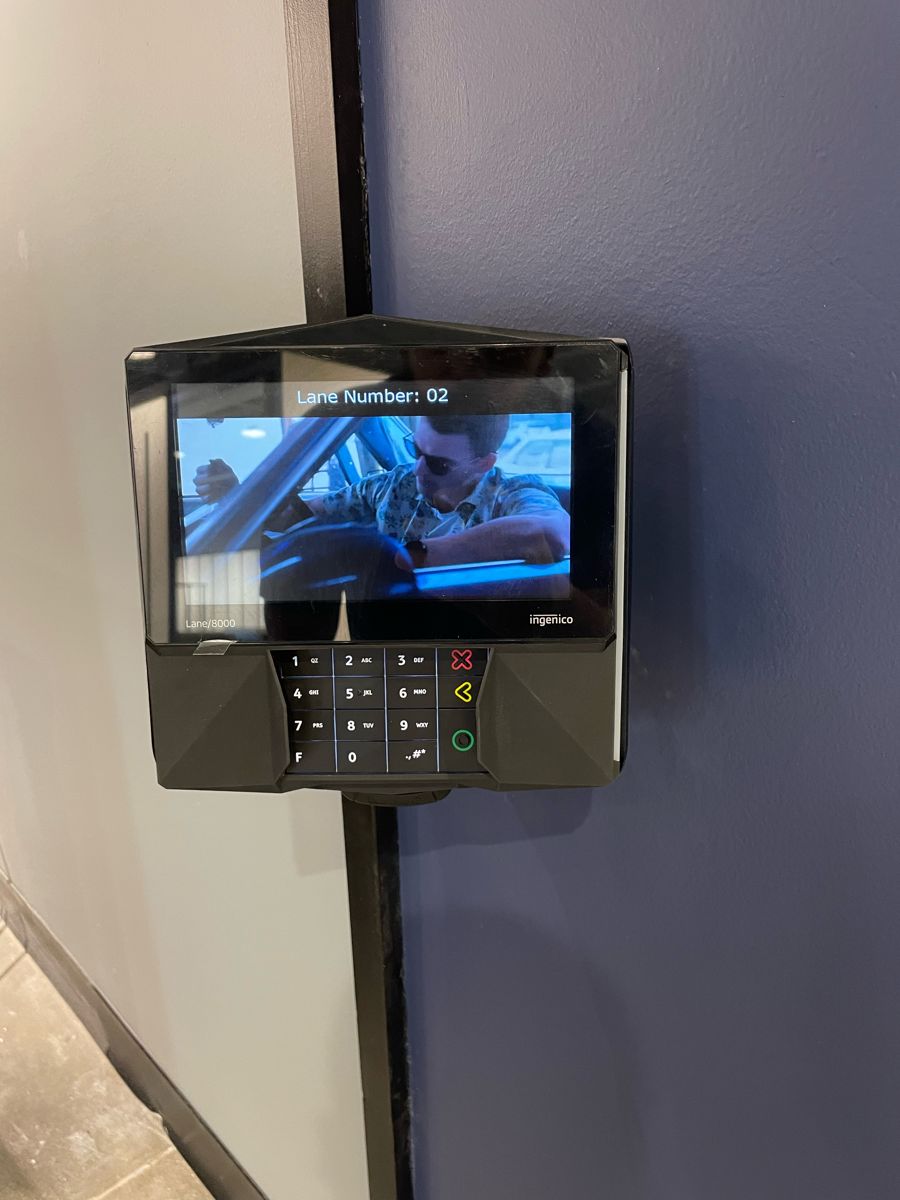 POS terminal installed by NeuraTech Security