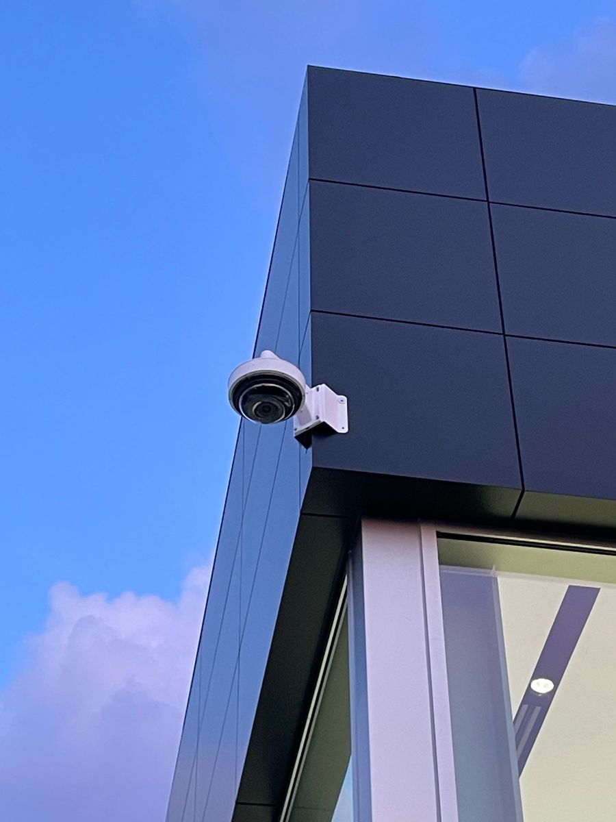 Security camera installed by NeuraTech Security